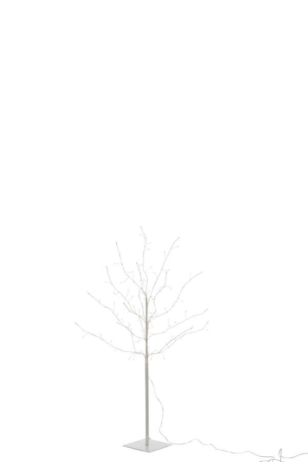 TREE BARE+LED METAL WHITE MEDIUM