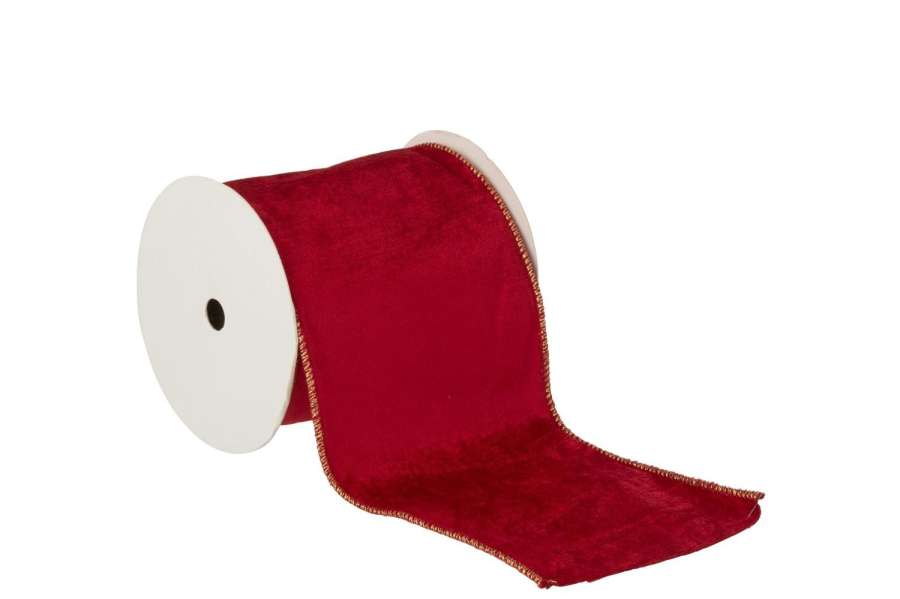 RIBBON  VELVET RED