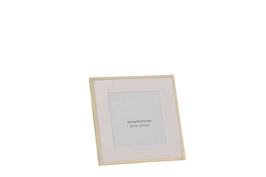 PHOTO FRAME PASSE PARTOUT FNE BORDER 13X13 METAL GOLD