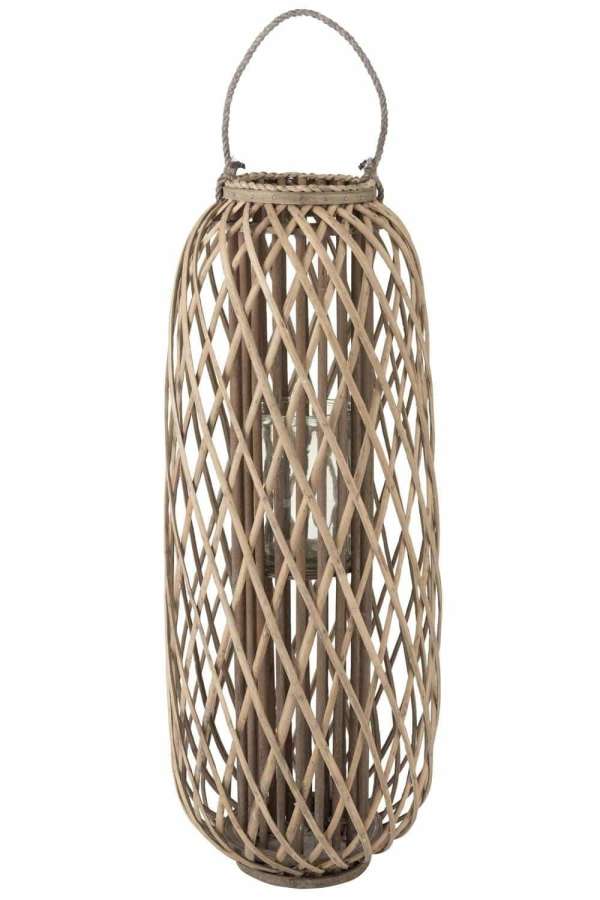 LANTERN WILLOW WOOD GREY LARGE