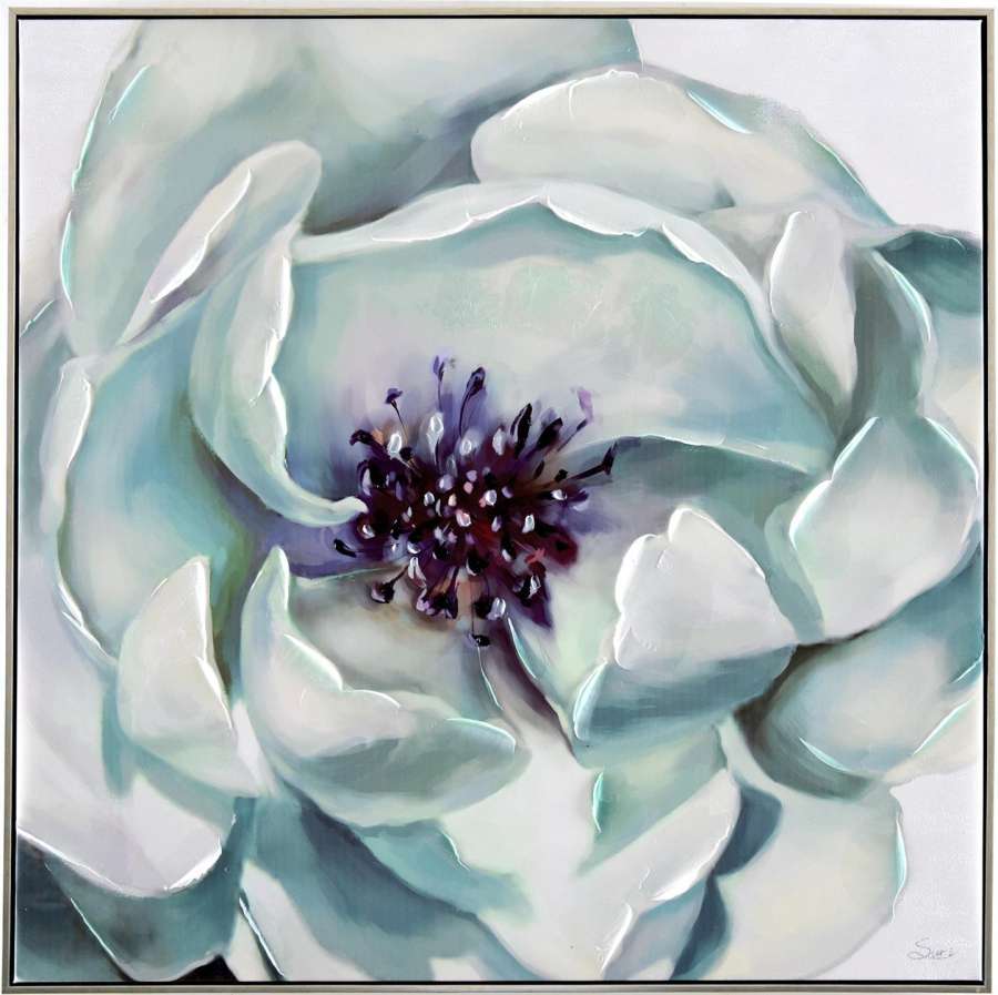 Maleri m/ramme 80x80cm