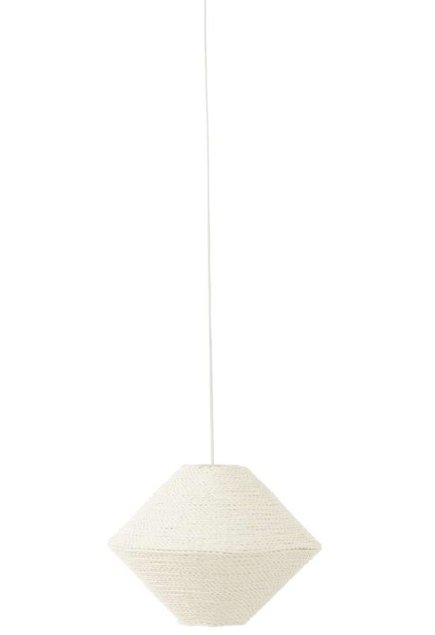 HANGING LAMP UFO RAFFIA WHITE SMALL
