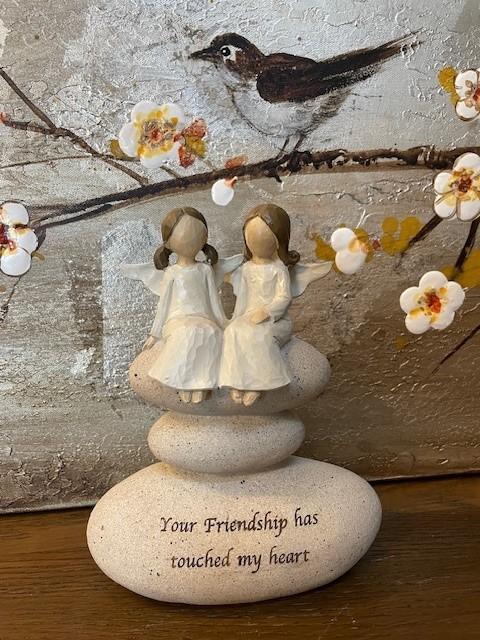 Figur Engel M/Tekst 19Cm