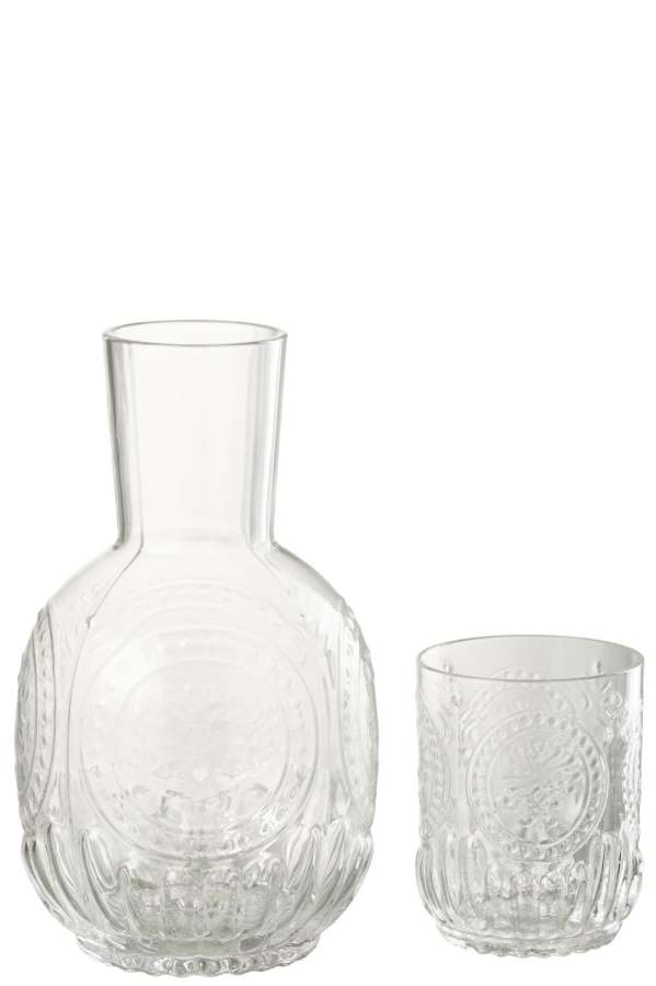 CARAFE+GLASS MAYA GLASS TRANSPARENT