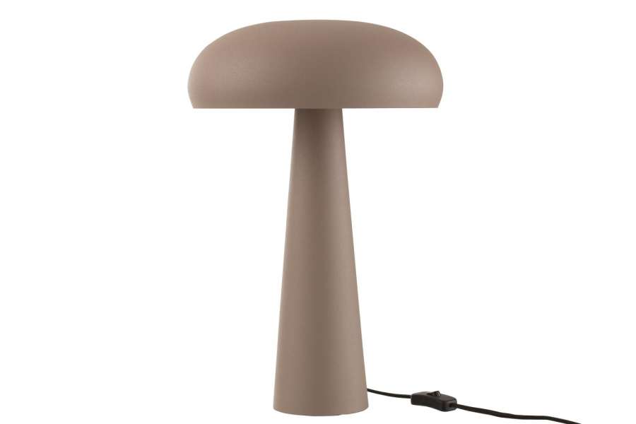 TABLE LAMP IRON TAUPE
