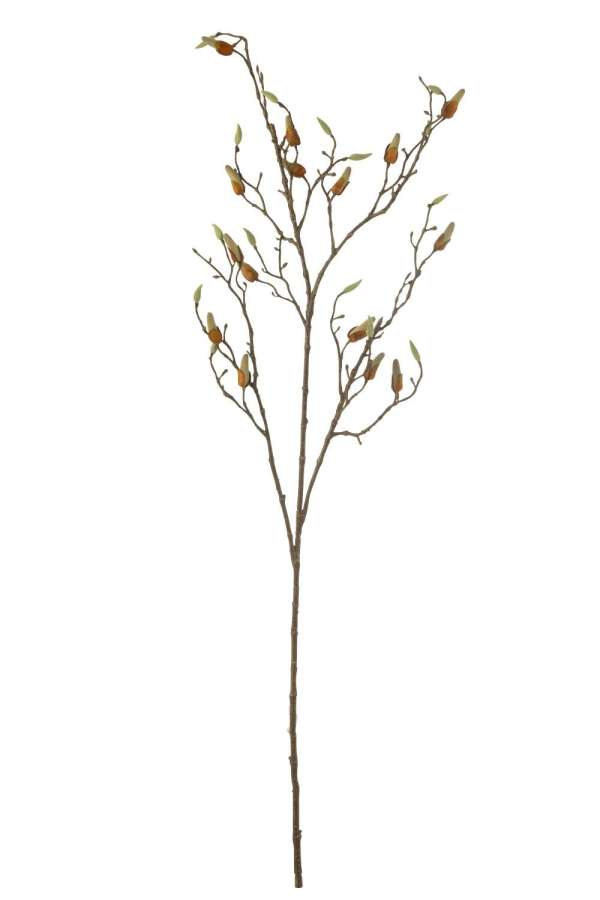 MAGNOLIA BUD ARTIFICIAL BROWN