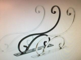 Veggkrok Metall Hvit 25X35Cm