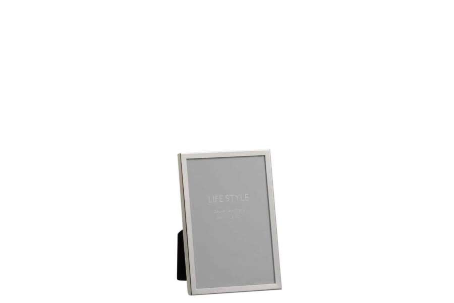 PHOTO FRAME FINE BORDER 10X15 METAL SILVER SMALL