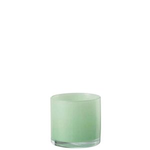 TEALIGHT HOLDER JADE LIGHT GREEN SMALL
