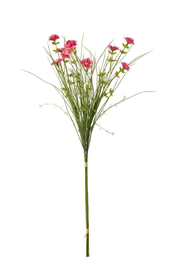 BUNDLE OF 3 CORNFLOWER TEXTILE FUCHSIA