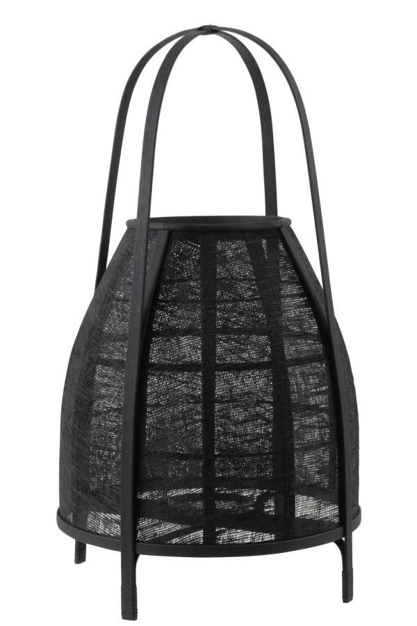 LANTERN HOOD BAMBOO BLACK LARGE
