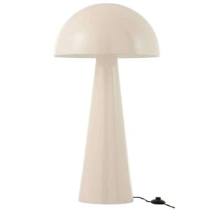 LAMP MUSHROOM METAL SHINING WHITE EXTRA LARGE