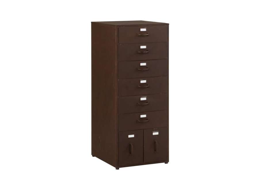 CABINET VADE IRON RUST BROWN