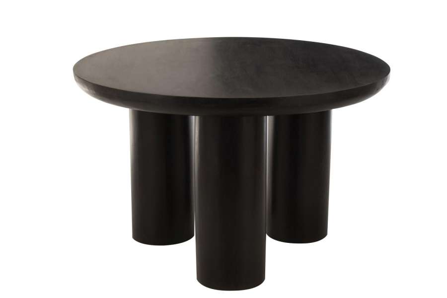 DINNING TABLE TRIO MANGO WOOD BLACK