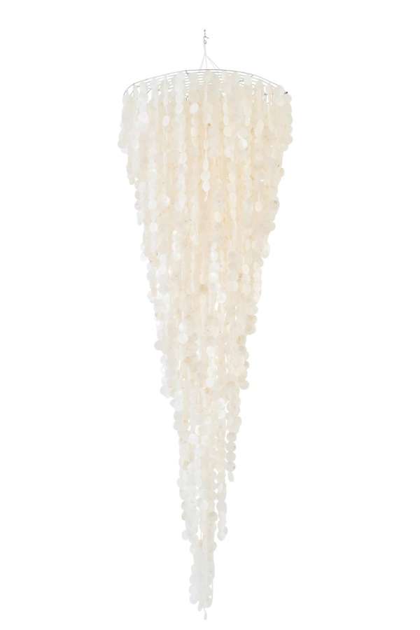 HANGER CAPIZ WHITE LARGE