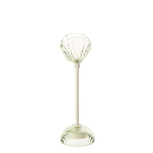 TABLE LAMP LED SHELL IRON LIGHT GREEN/WHITE SMALL