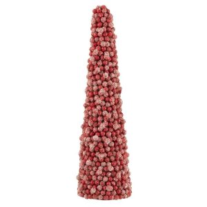 CONE DECO BERRIES PLASTIC RED LARGE