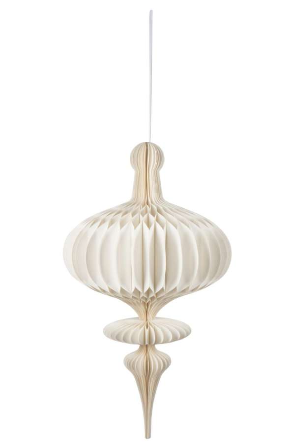 HANGER /LAMP SHADE PAPER OFF-WHITE