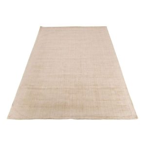 RUG RECTANGLE VISCOSE COTTON BEIGE