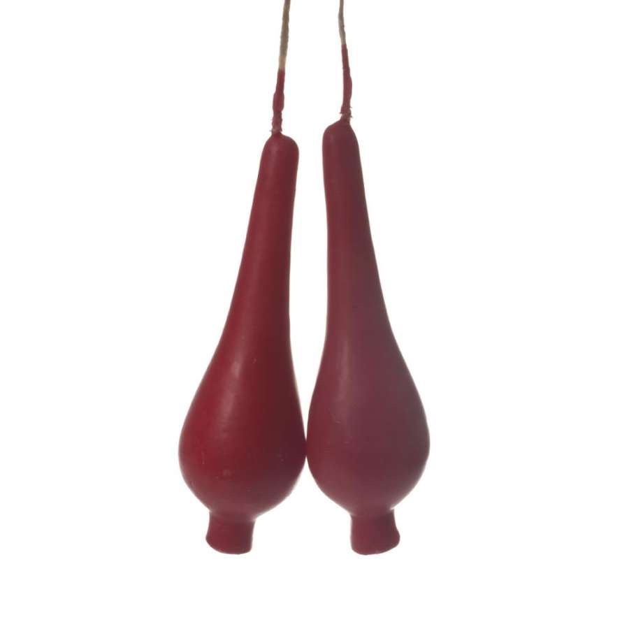 Pariserlys Rød Par 5,4X16,5Cm