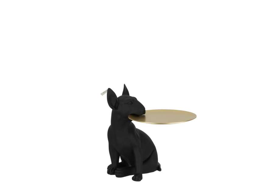 TRAY DOG POLY BLACK/GOLD