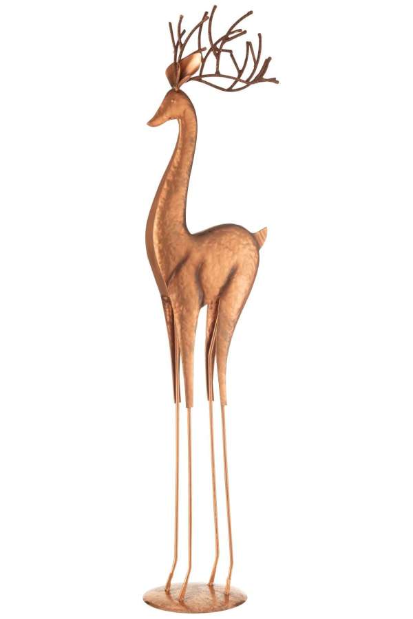 REINDEER ON BASE METAL COPPER LARGE