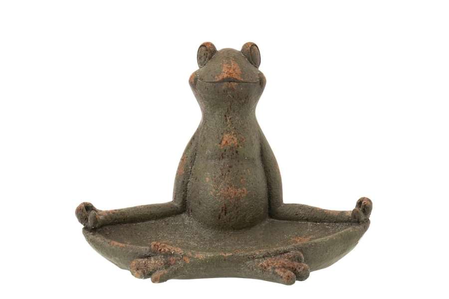 FROG ANTIQUE OUTDOOR MAGNESIUM DARK GREEN