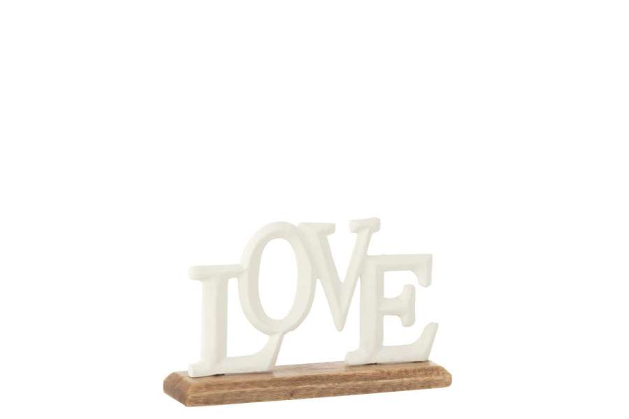 LOVE ON BASE ALUMINIUM WHITE