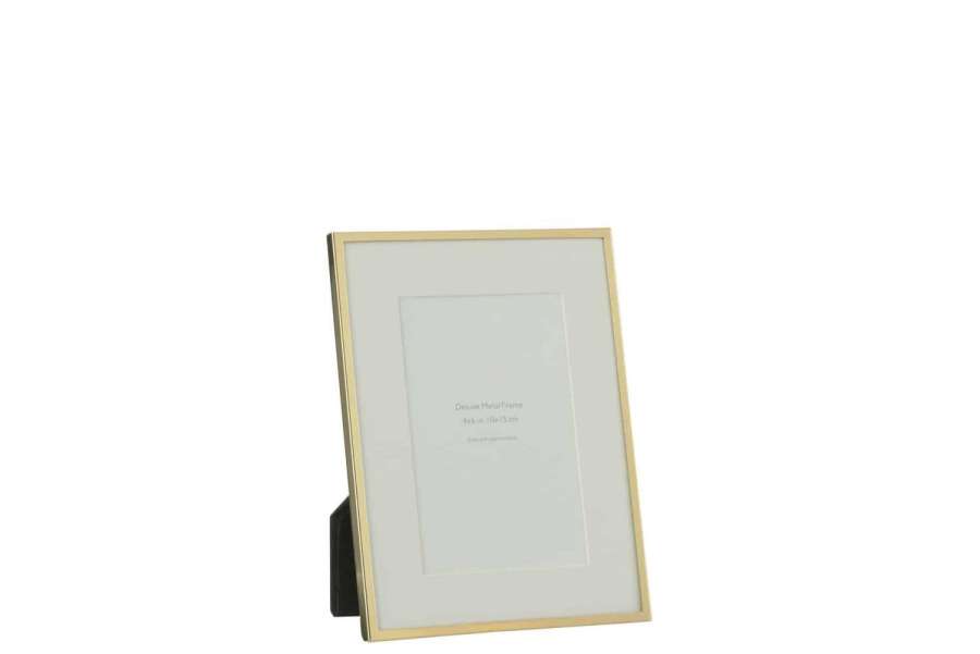 PHOTO FRAME PASSE PARTOUT FNE BORDER 10X15 METAL GOLD SMALL