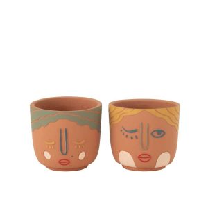 FLOWERPOT DUOFACE CEMENT MIX LARGE ASSORTMENT OF 2