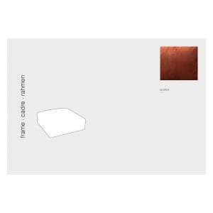 COVER POUF MONACO VELVET RUST