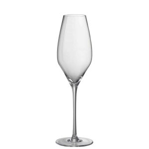 DRINKING GLASS CHAMPAGNE LETI GLASS TRANSPARENT