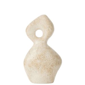 ABSTRACT FIGURINE OLINA CERAMIC CREAM LARGE