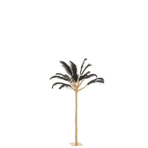 TREE FEATHERS STEEL GOLD/BLACK SMALL