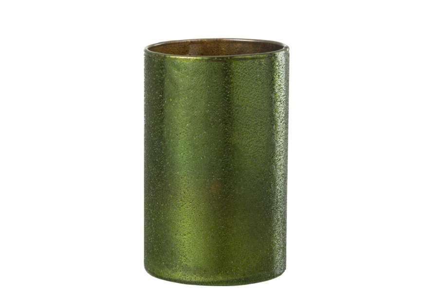 HURRICANE MIRROR GREEN GLASS LARGE