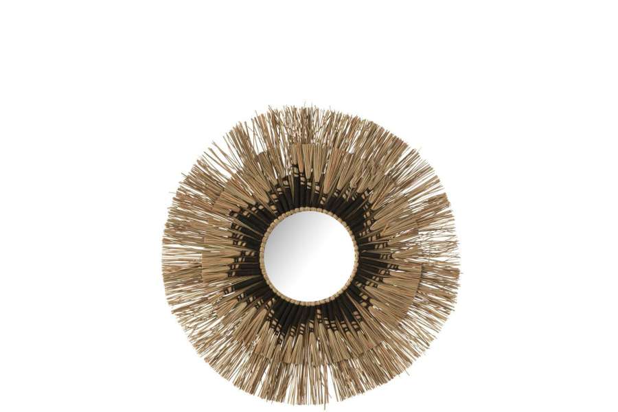 MIRROR MELISSA STRAW NATURAL/BLACK SMALL