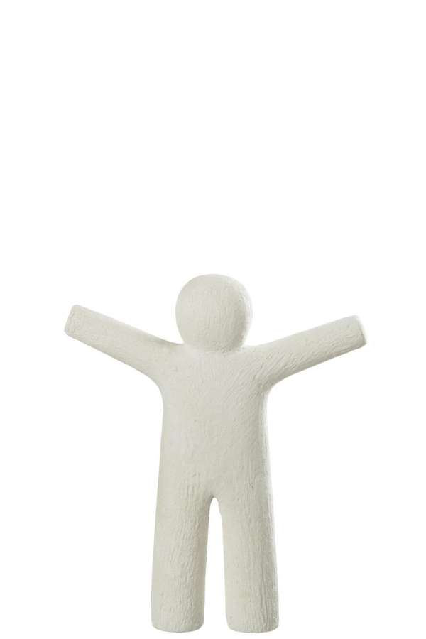 P'TIT MAURICE ROUGH FINISH POLY OFF WHITE SMALL