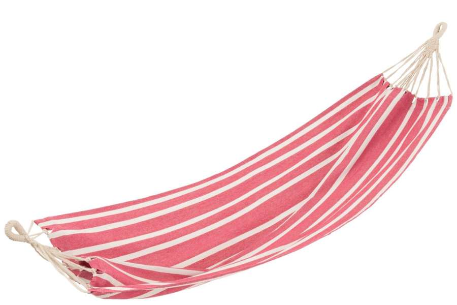 HAMMOCK STRIPES COTTON/POLYESTER PINK/WHITE