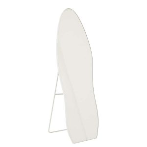 STANDING MIRROR IRREGULAR GLASS WHITE