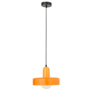CEILING LAMP RETRO GLASS ORANGE