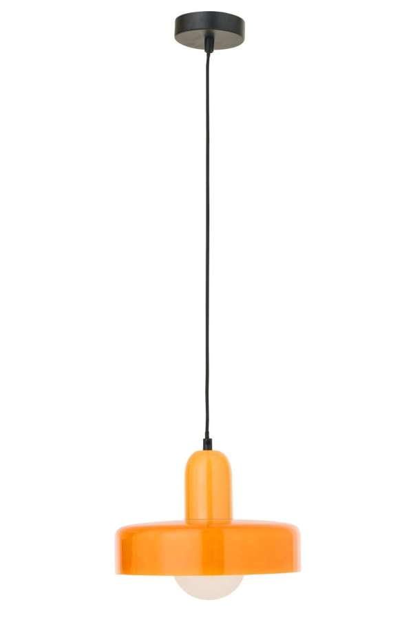 CEILING LAMP RETRO GLASS ORANGE