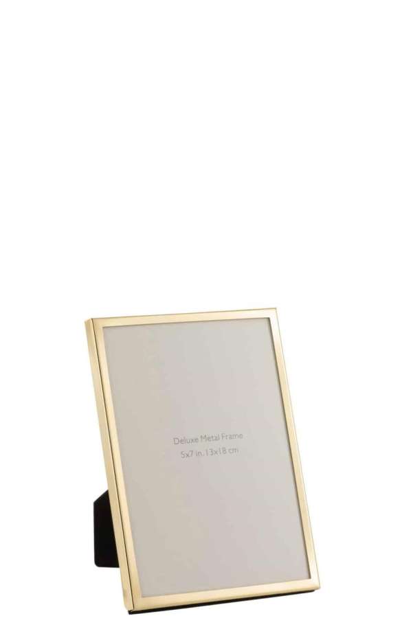 PHOTO FRAME FINE BORDER 13X18 METAL GOLD MEDIUM