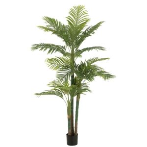 ARECA PALM TREE POT ARTIFICIAL GREEN