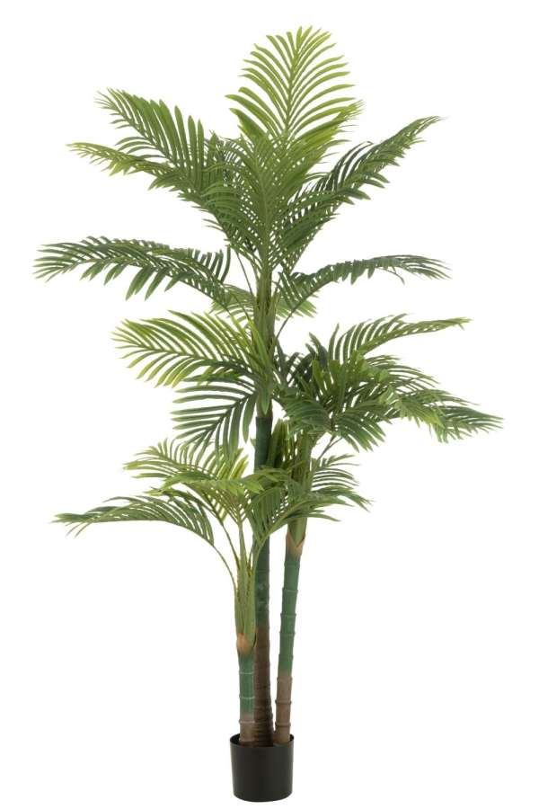 ARECA PALM TREE POT ARTIFICIAL GREEN