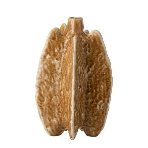 VASE UBI CERAMIC OCHER YELLOW