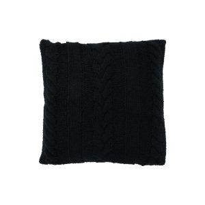 CUSHION TWIST POLYESTER BLACK