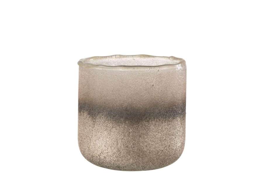 HURRICANE CAMILLE GLASS PINK LARGE