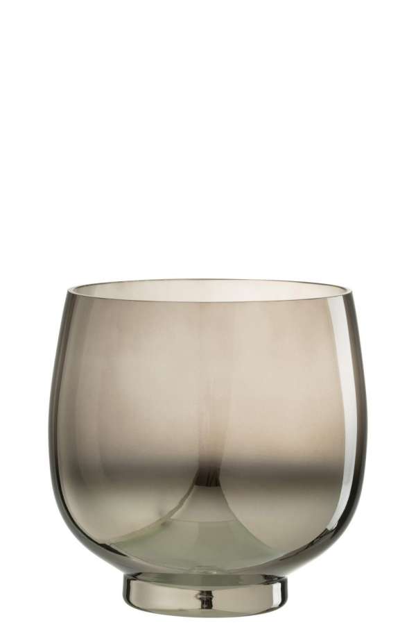 HURRICANE ROUND GLASS SMOKE GREY/SILVER LARGE