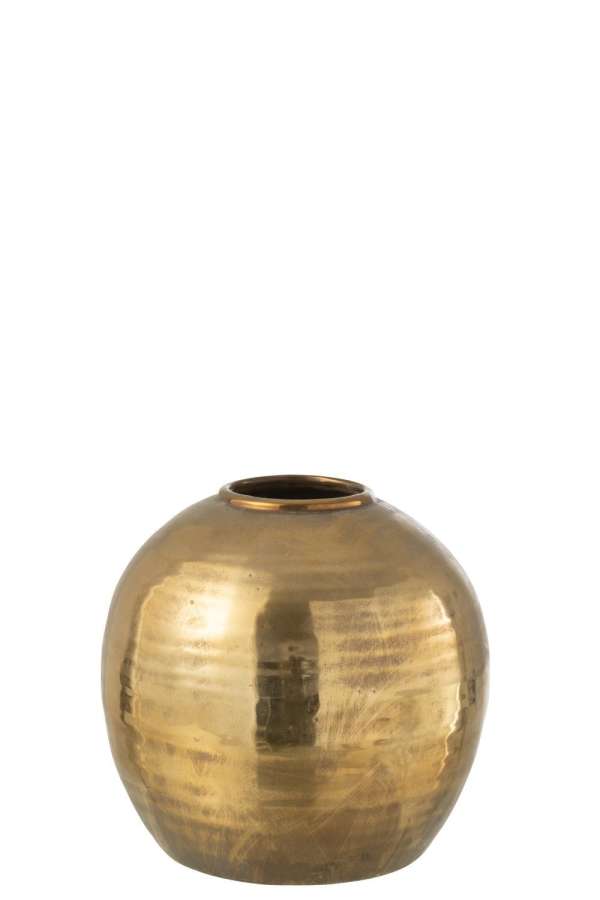 VASE ARYA METAL GOLD SMALL