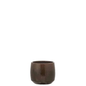 FLOWER POT BORDER CERAMIC GREEN SMALL
